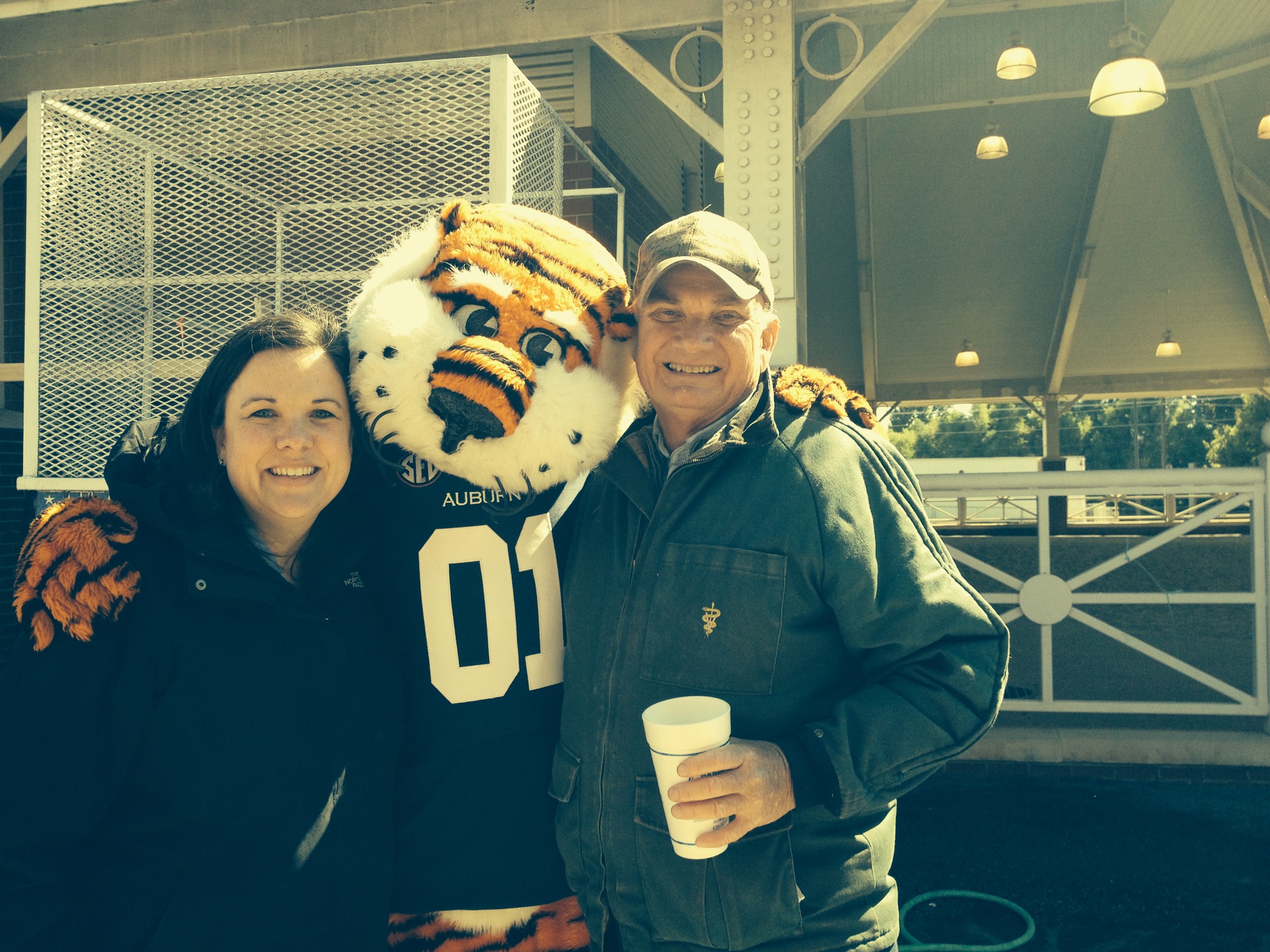 Dr. Carson and Aubie