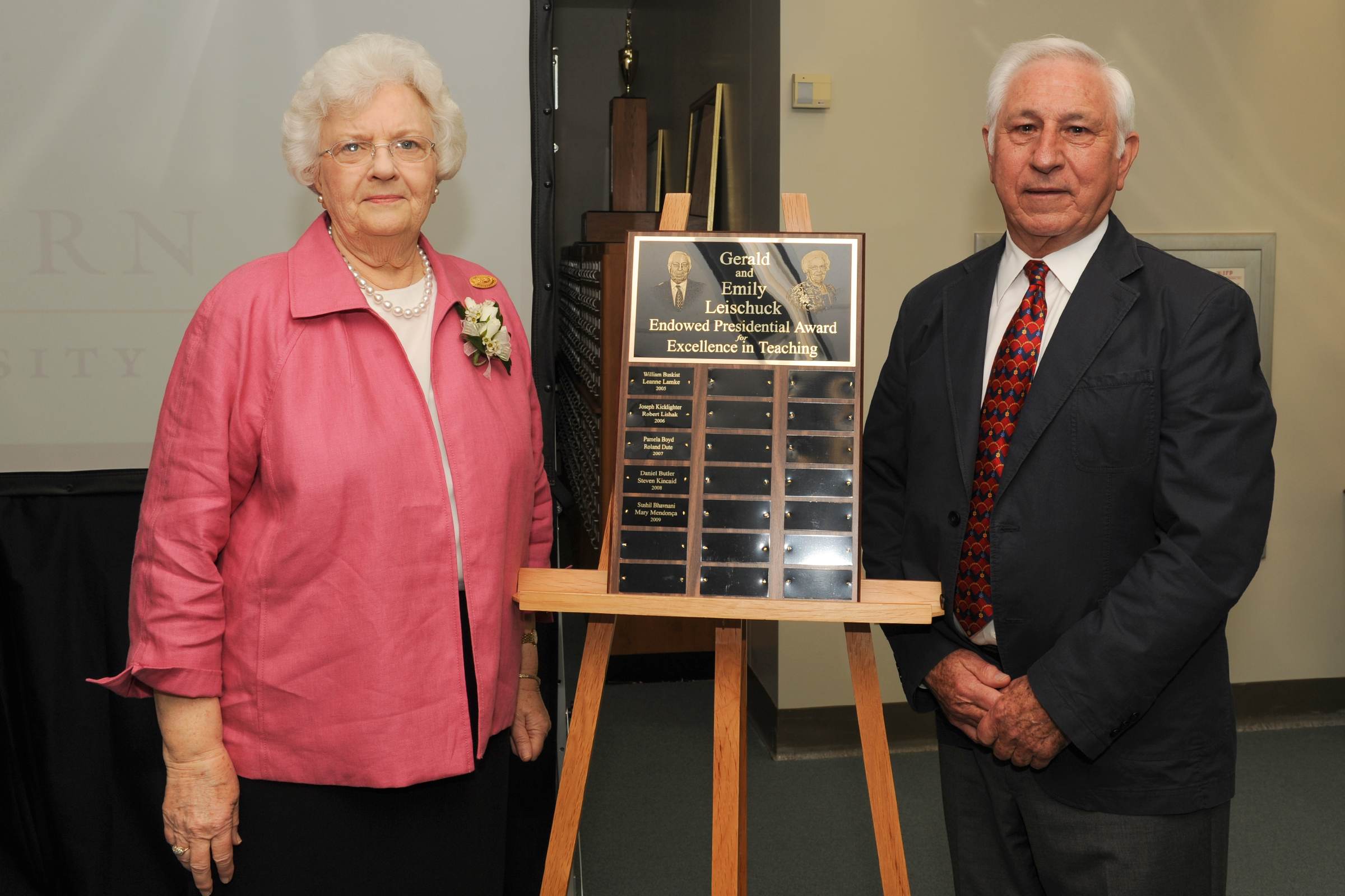 The late Emily Reaves Leischuck and Dr. Gerald Leischuck