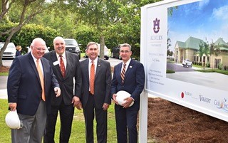 Auburn officials at groundbreaking.