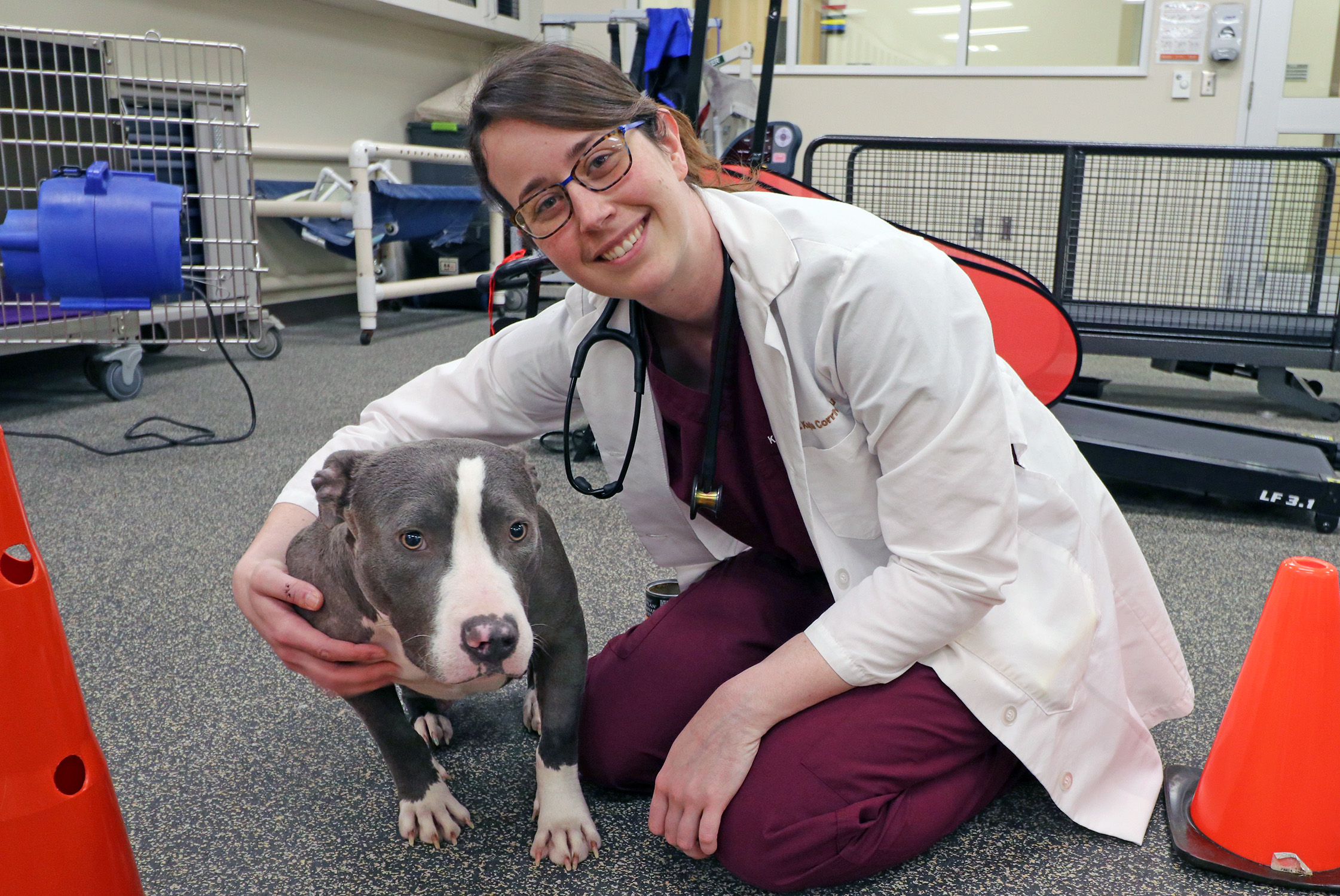 photo of Dr. Kayla Corriveau and Jasmine