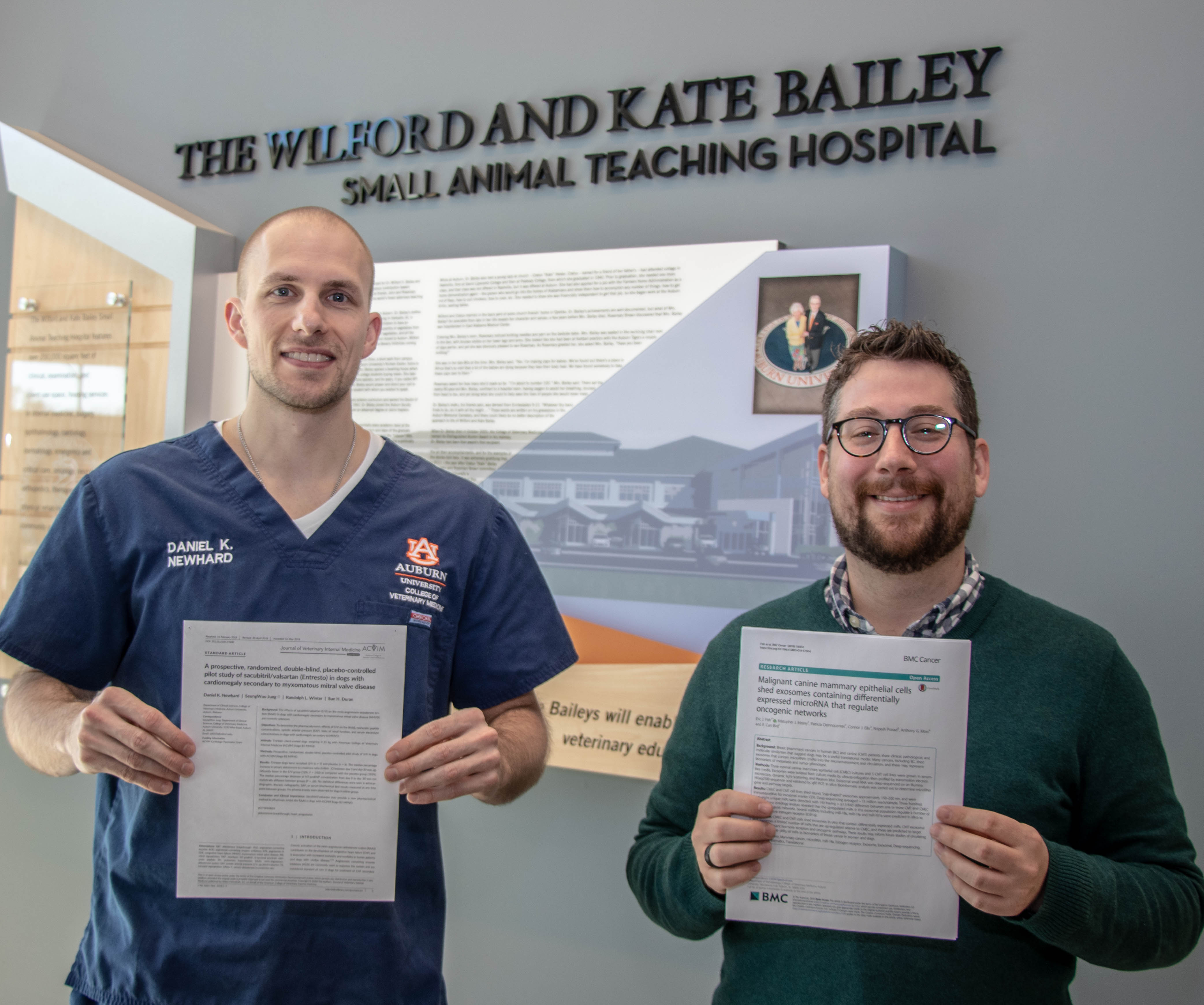 Photo of Daniel Newhard and Eric Fish