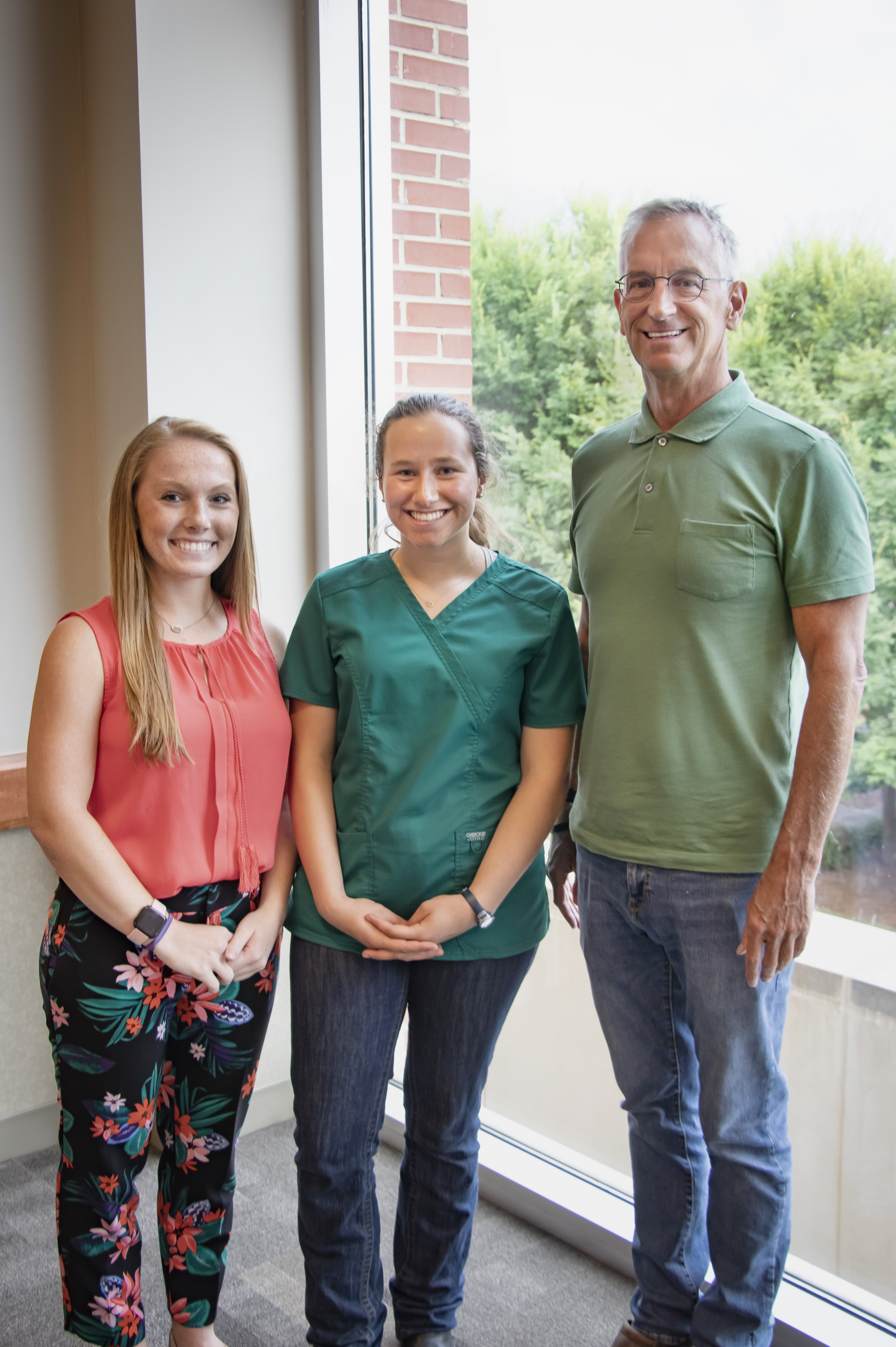 Caroline Lucarelli with professors