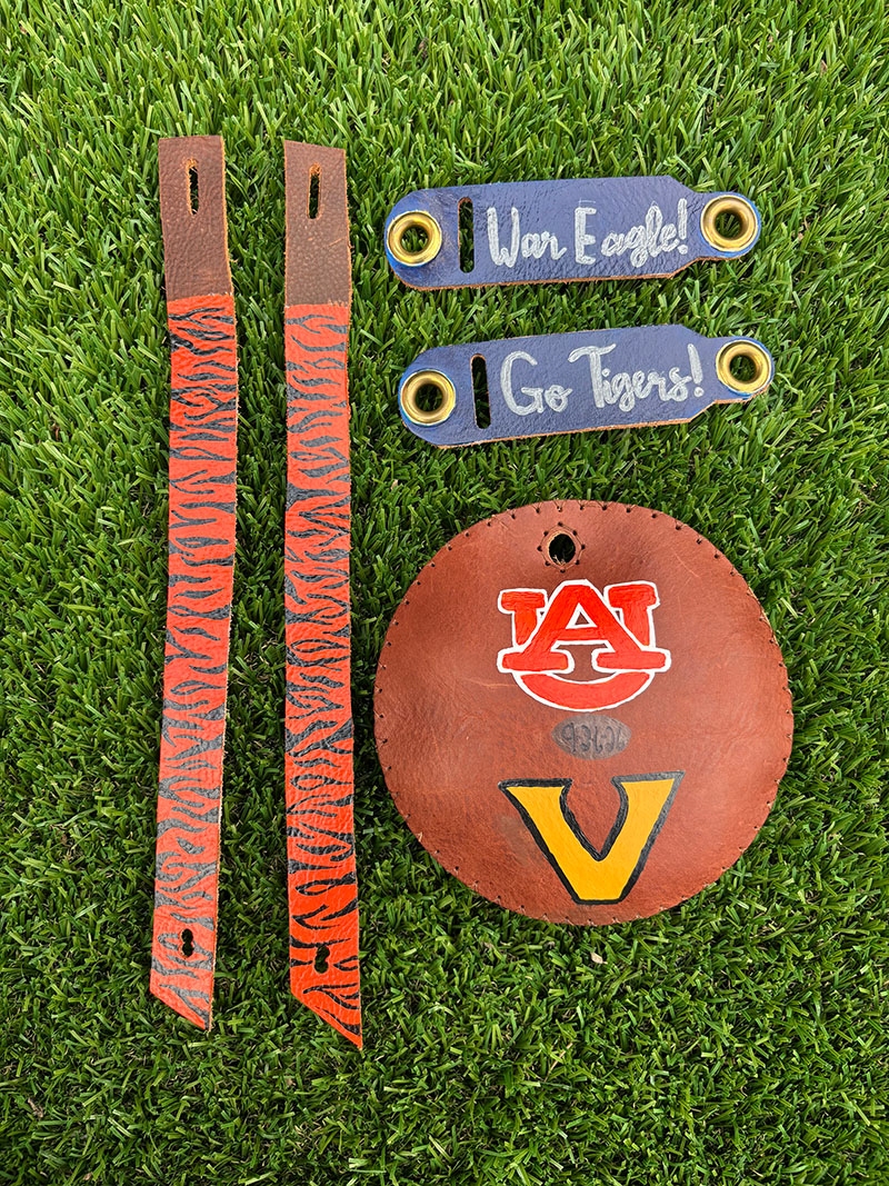 Auburn vs Vanderbilt lure front with jess